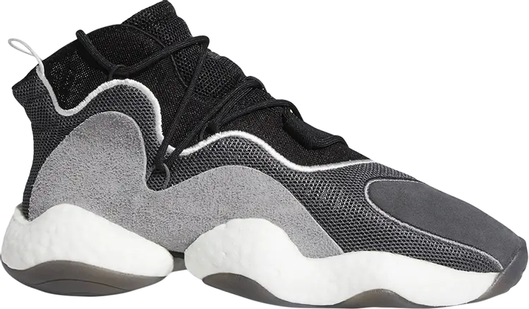

Кроссовки Adidas Crazy BYW 'Black Grey', черный