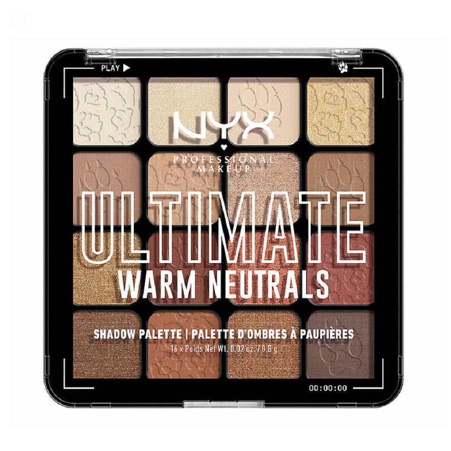 

Палетка теней для век Nyx Professional Makeup Ultimate, warm neutrals