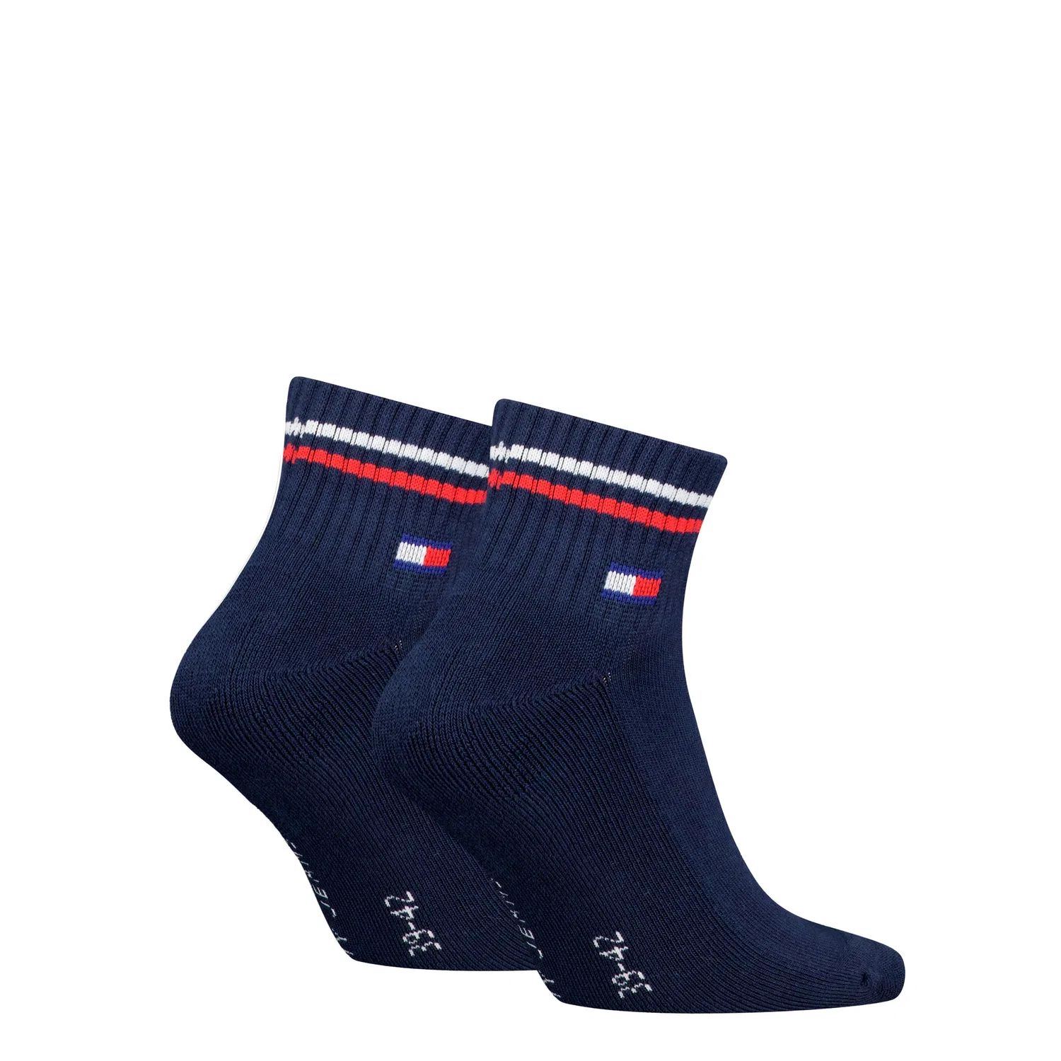 Мужские короткие носки с полумахровой подошвой Tommy Hilfiger, Dark Navy — фото 2