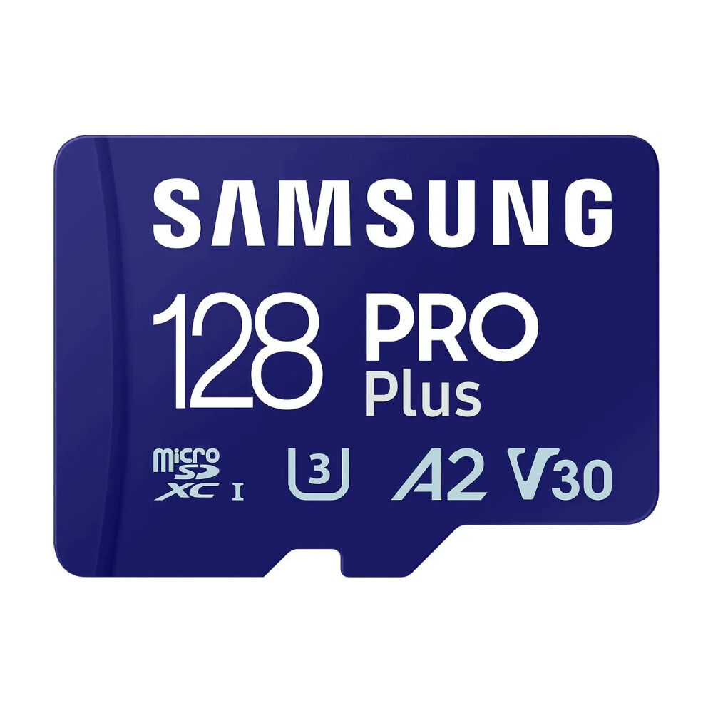 

Карта памяти Samsung PRO Plus, microSDXC, 128 ГБ