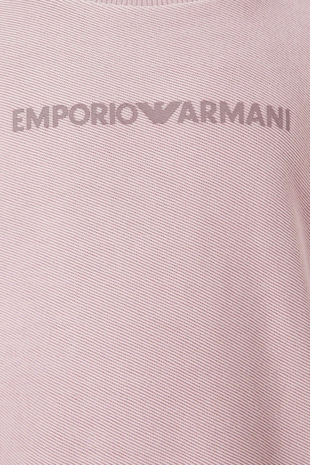 Платье хлопковое с логотипом Logo Dress Emporio Armani — фото 3