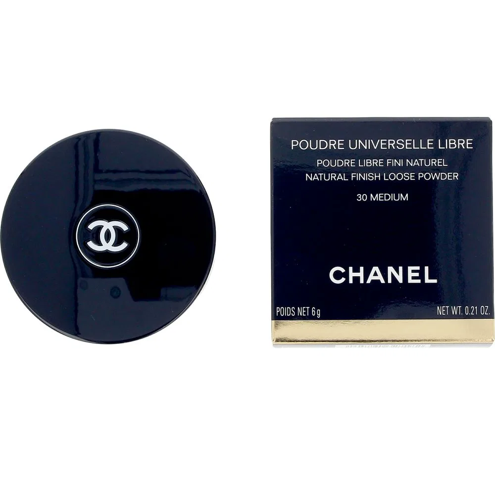 Пудра рассыпчатая 6 г с кистью и зеркалом Poudre Universelle Libre Chanel, 30-Medium — фото 2