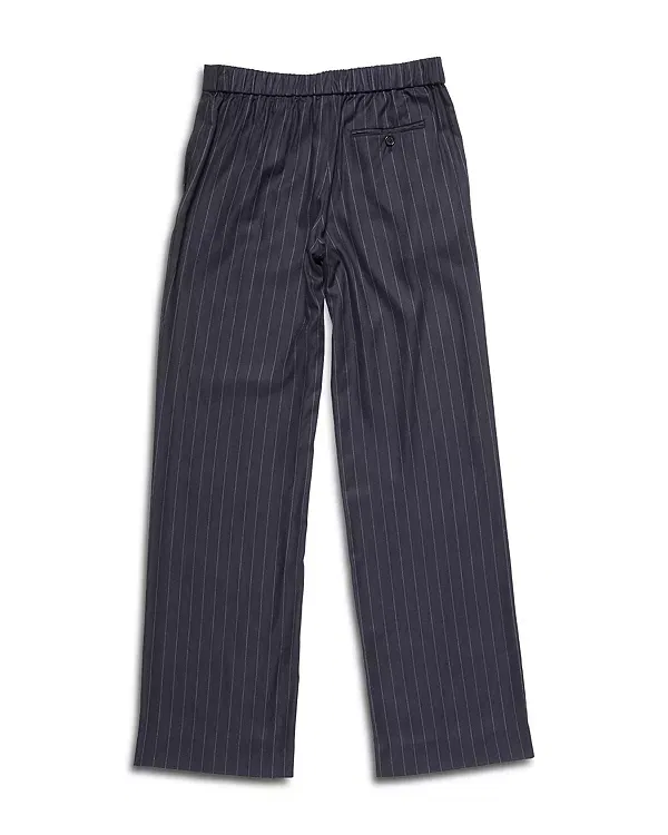 Женские классические брюки из шерсти в полоску Acne Studios, Navy Blue — фото 2