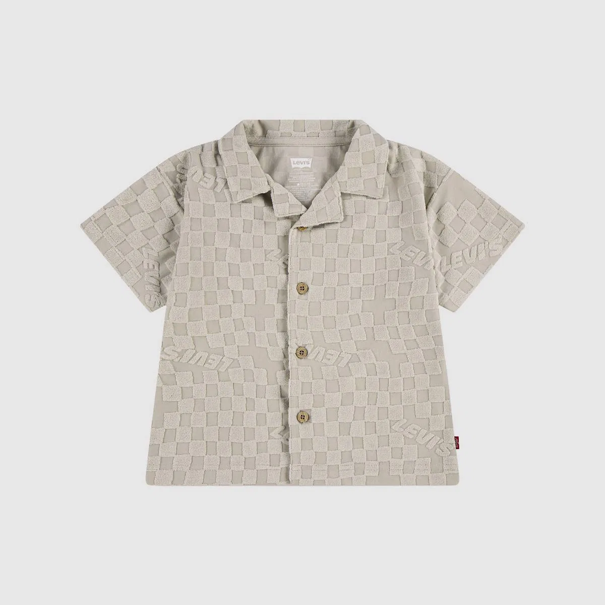 Вязаная походная рубашка для малышей 2-4 лет Levi's, Pumice Stone - Brown