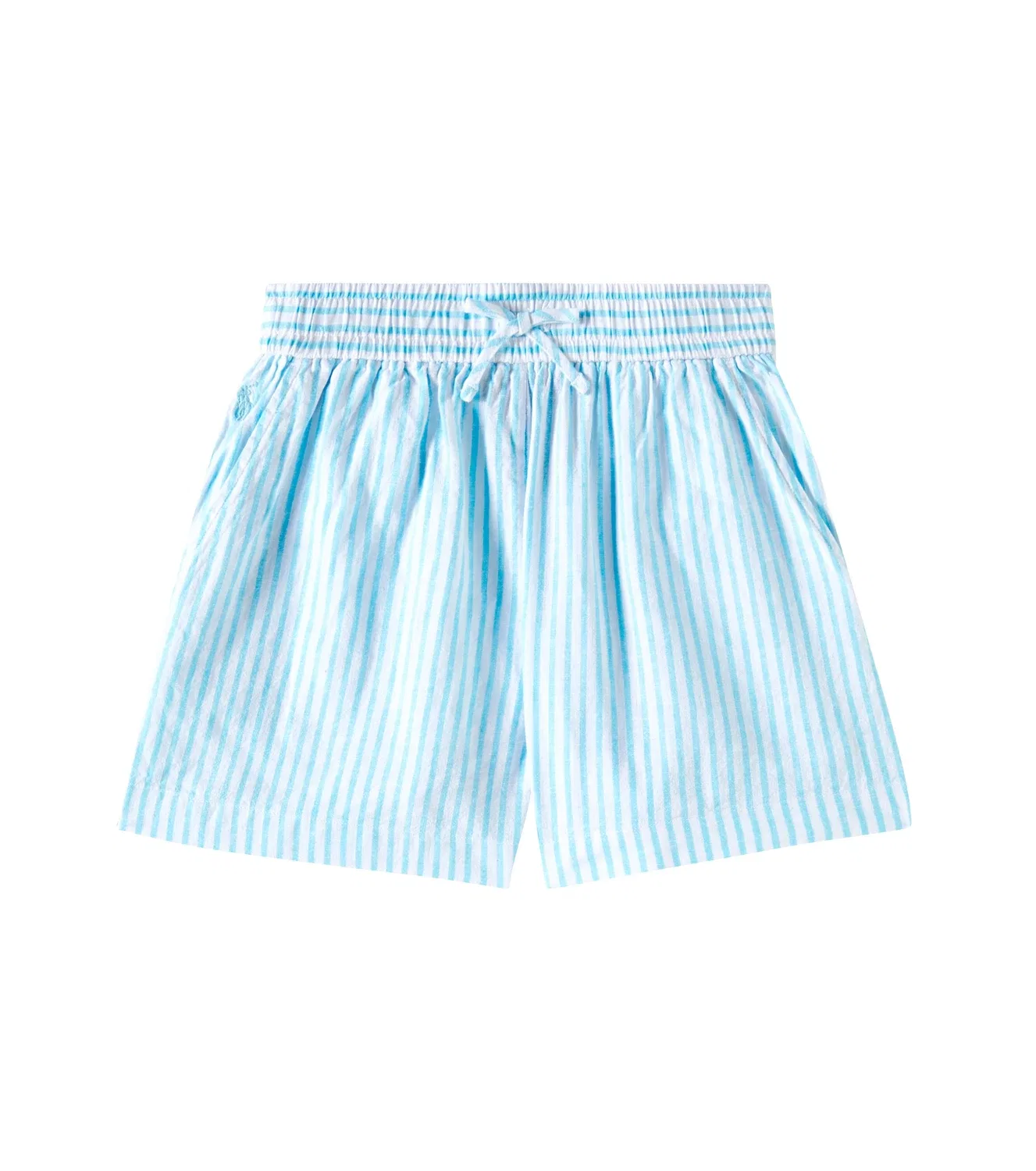 Шорты льняные Polo Ralph Lauren Kids, синий