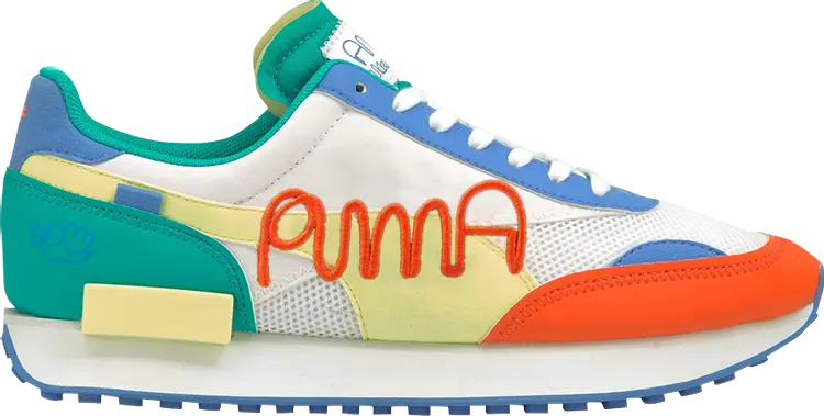 

Кроссовки Puma Mr. Doodle x Future Rider Puma Wordmark Embroidery, разноцветный