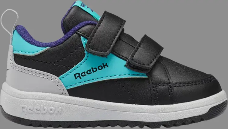 

Кроссовки weebok clasp low toddler 'black classic teal' Reebok, черный, Черный;серый, Кроссовки weebok clasp low toddler 'black classic teal' Reebok, черный