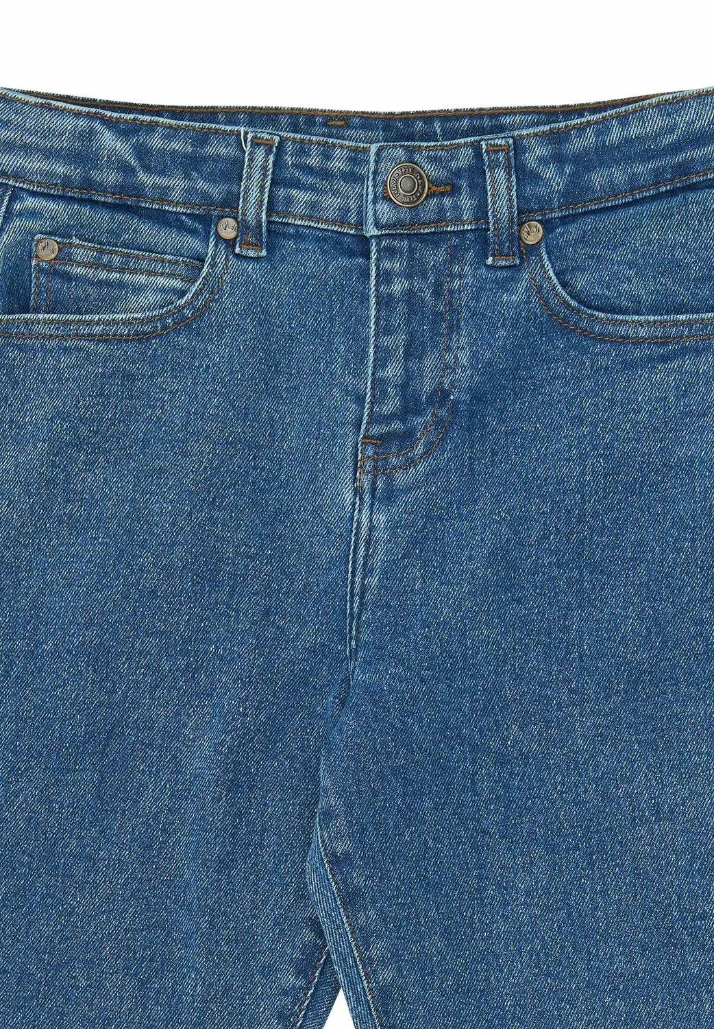 Джинсы Tnberlin зауженного кроя - джинсы прямого кроя The New, Medium Blue Denim — фото 3