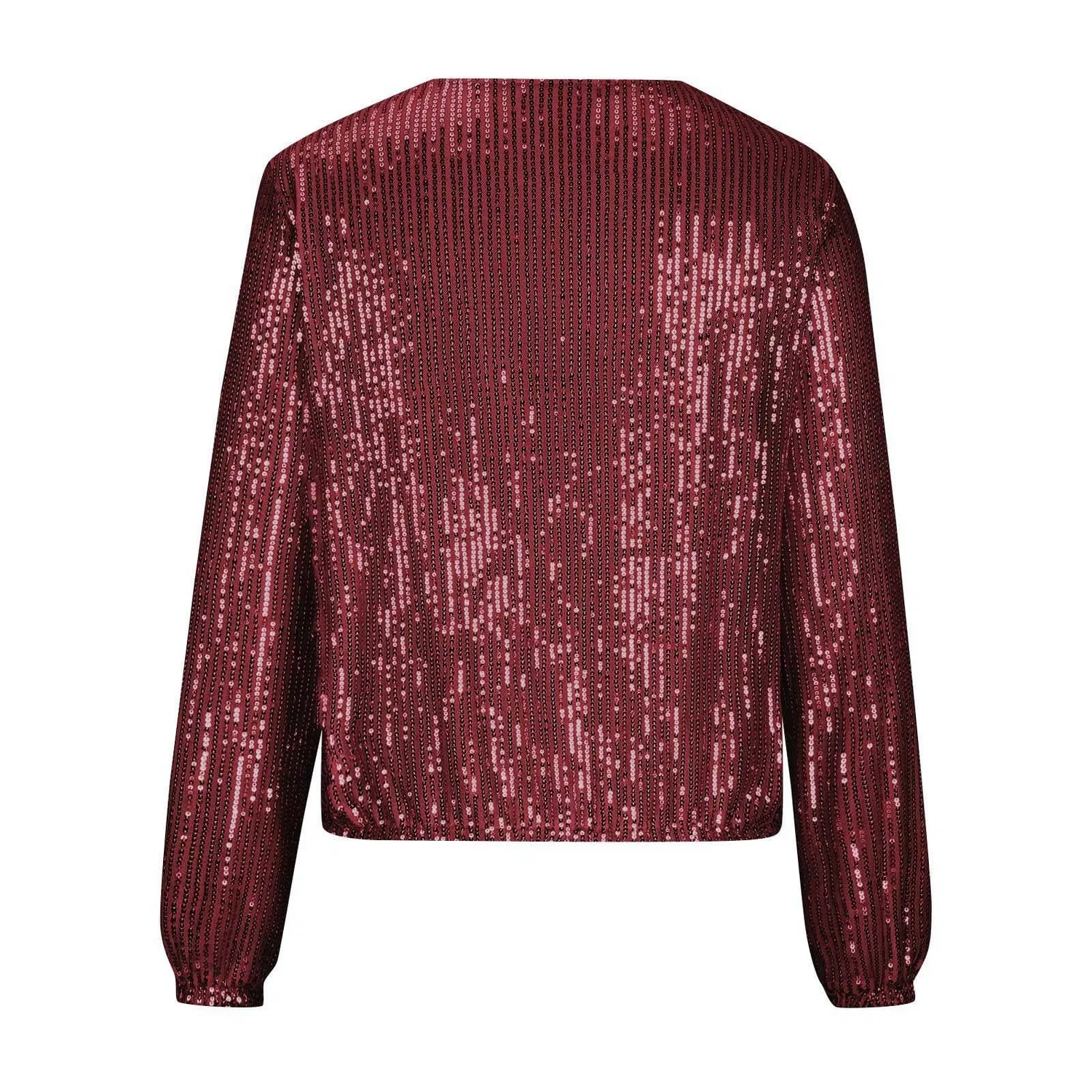 Женская куртка-бомбер с вышивкой, модель Bomber da Pilota, Rosso — фото 4