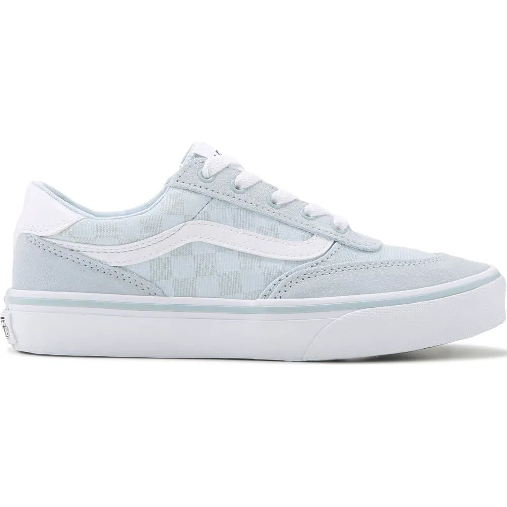 Детские низкие кроссовки Brooklyn Vans, Blue/White — фото 2