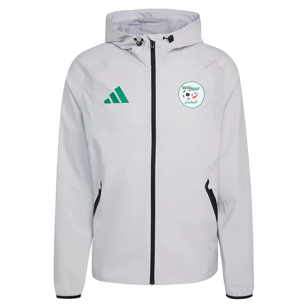 Мужская ветровка с капюшоном Algeria Tiro Tech Adidas, Grey