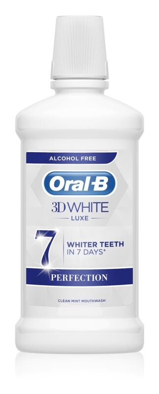 

Отбеливающая жидкость для полоскания рта Oral B 3D White Luxe