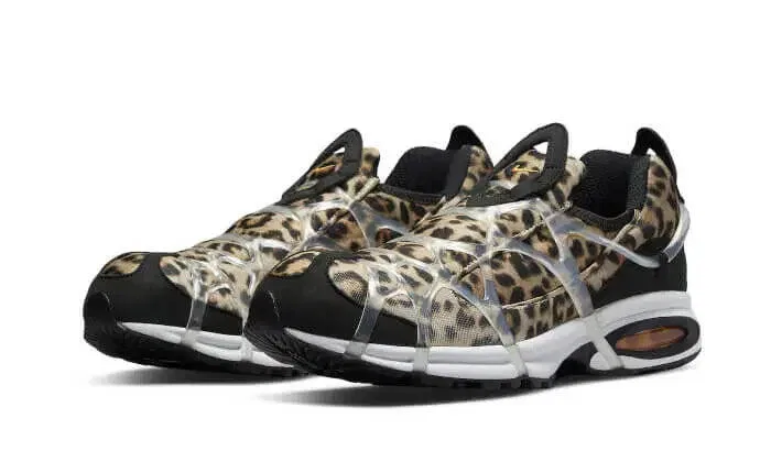 Детские кроссовки с леопардовым принтом Air Kukini SE Leopard Nike, Schwarz Kumquat — фото 2