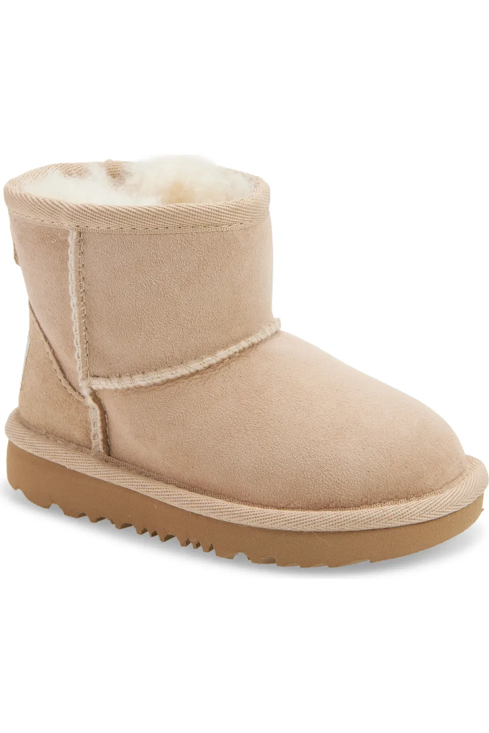Детские ботинки на плоской подошве Classic Mini II UGG, Sand