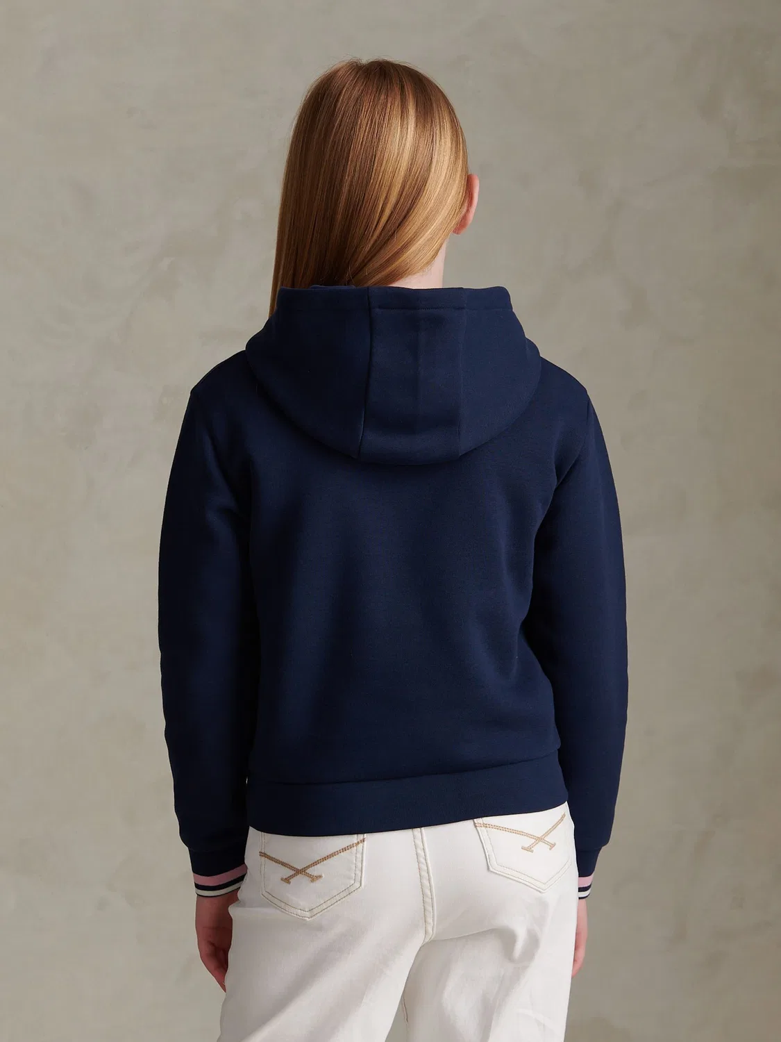 Худи, свободный крой U.S. Polo Assn., синий — фото 4