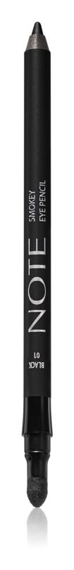

Водостойкая подводка для глаз Note Cosmetique Smokey Eye Pencil, 01 Black 1,2 г