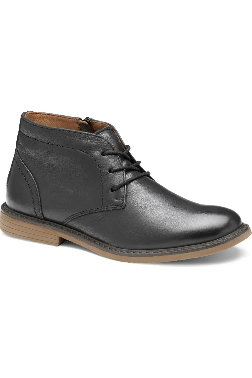 Детские ботинки челси на плоской подошве Calder Johnston & Murphy, Black Full Grain