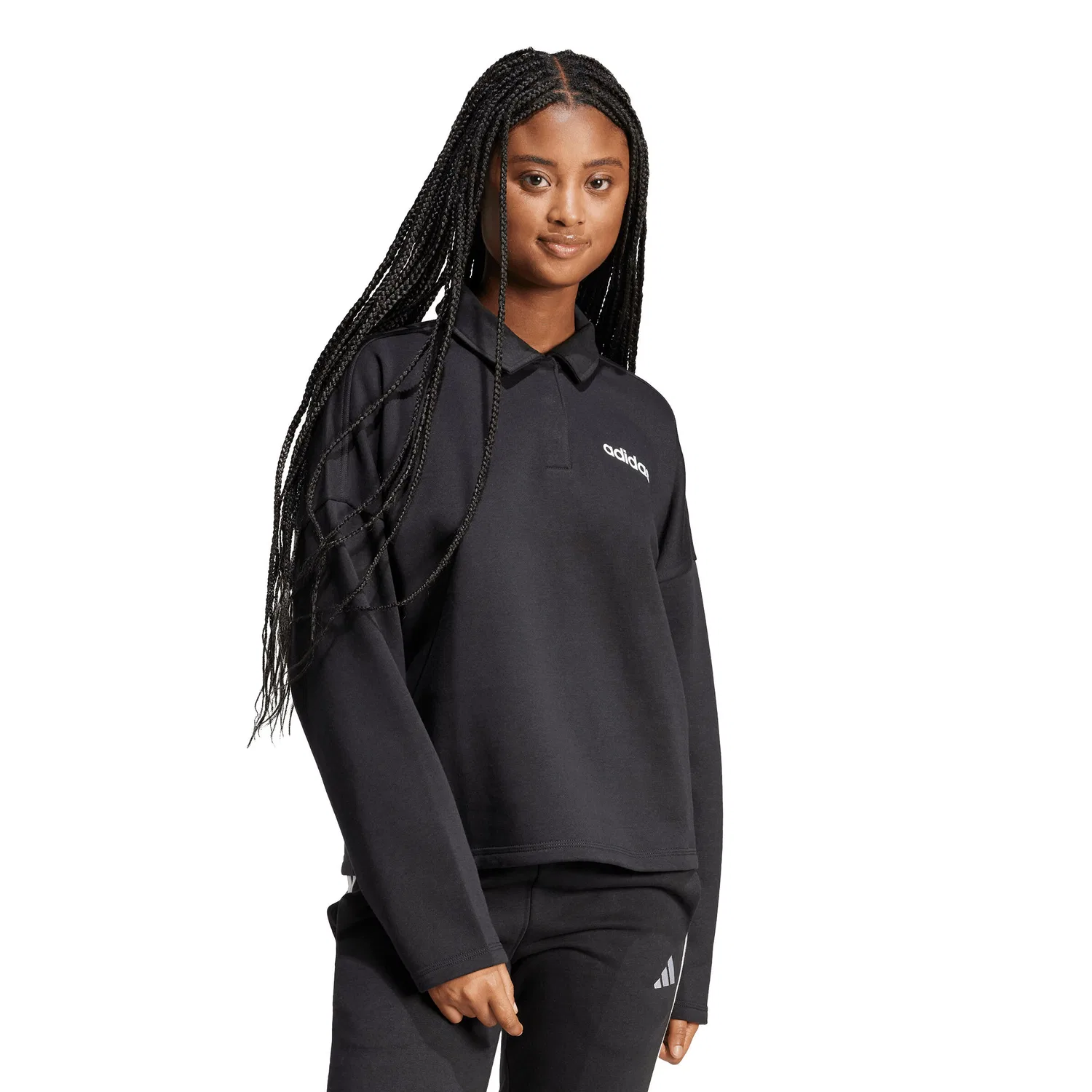 Женский свитшот adidas Essentials, Цвет: Schwarz — фото 2