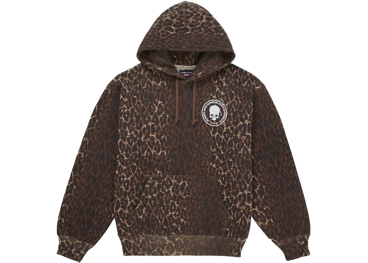 Мужской худи с принтом Leopard Supreme, Leopard