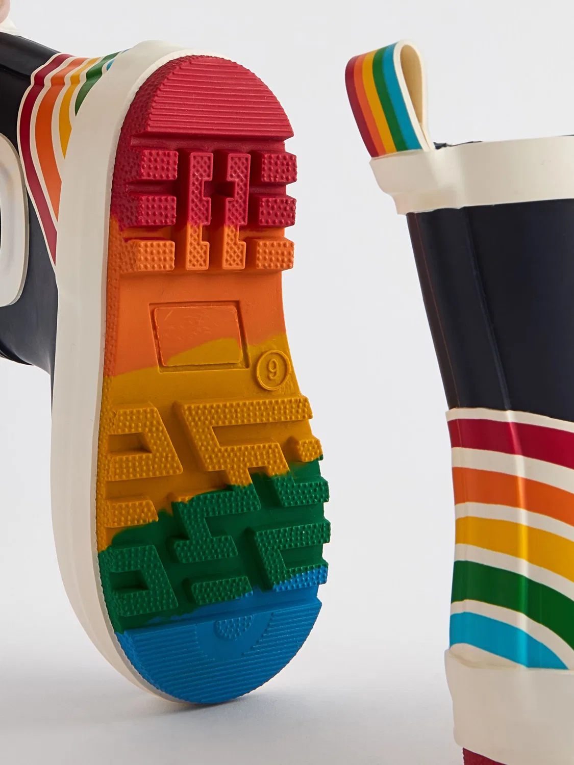 Резиновые сапоги Rainbow Welly Boots Little Bird by Jools Oliver, темно-синий — фото 4