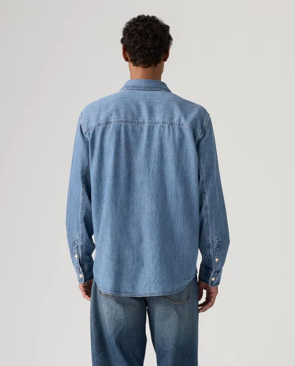 Мужская рубашка с длинным рукавом, Vaquera, Levi's, синий — фото 2