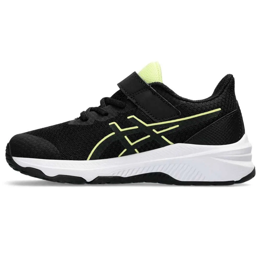 Детские кроссовки для мальчиков с шнуровкой и липучкой Gt-1000 12 PS ASICS, Black — фото 3