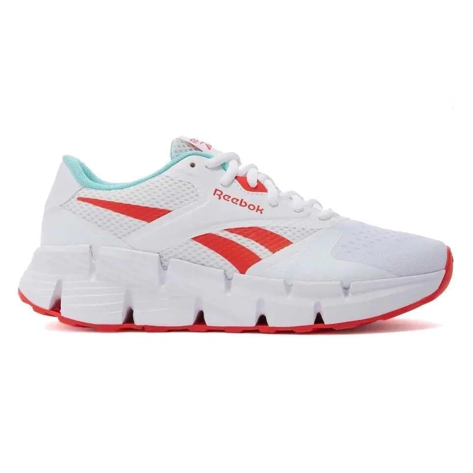 Детские кроссовки для девочек с технологией Zig Reebok Zig Dynamica 5, White Aiaqua Energyred