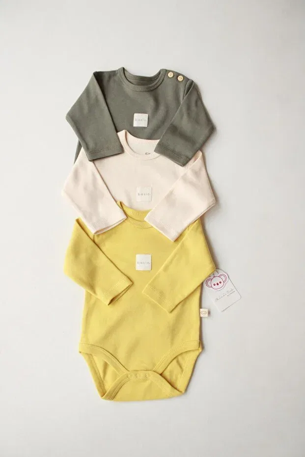 Детское боди с длинным рукавом 3-предметный комплект Oh La La Koala For Little Ones, Multicolor — фото 2