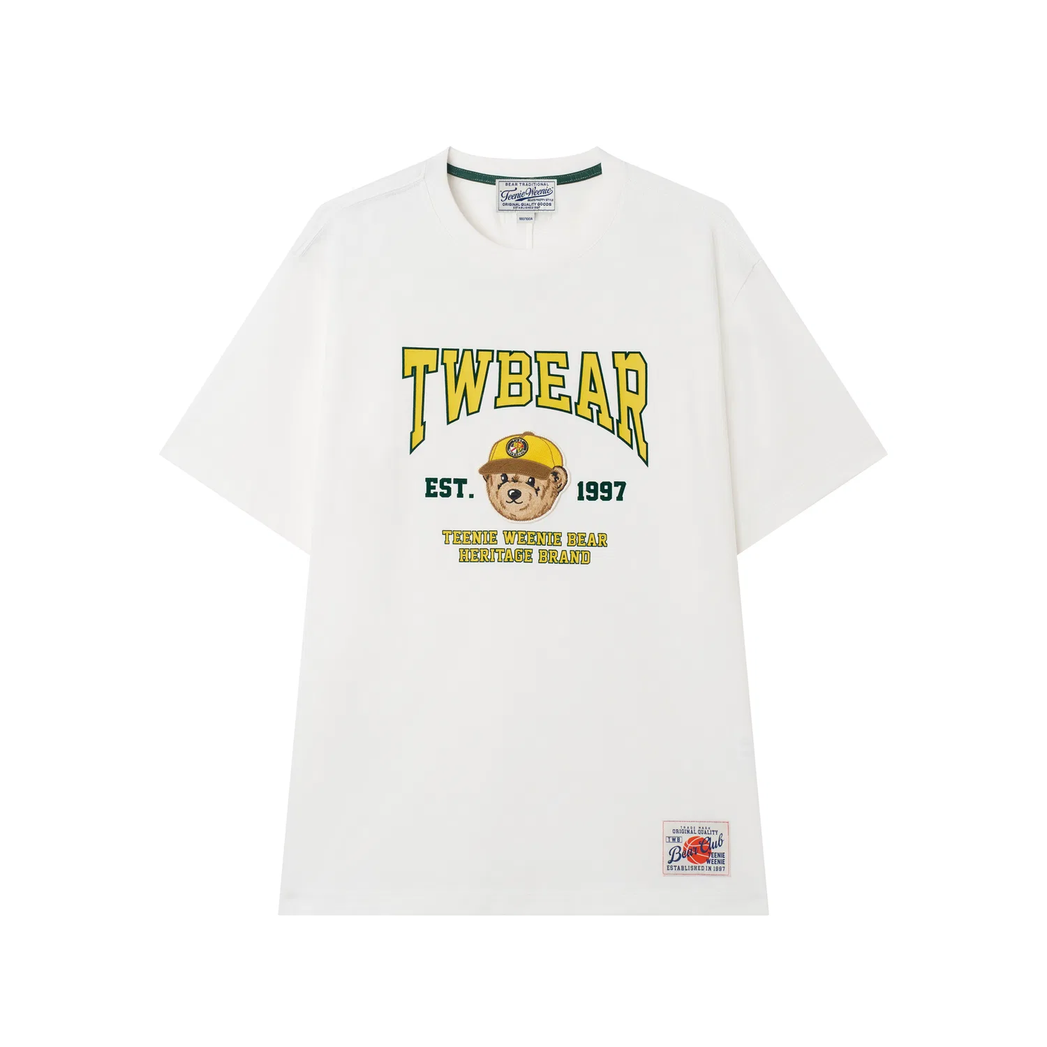 Детская футболка с принтом Unisex Teenie Weenie Men, White