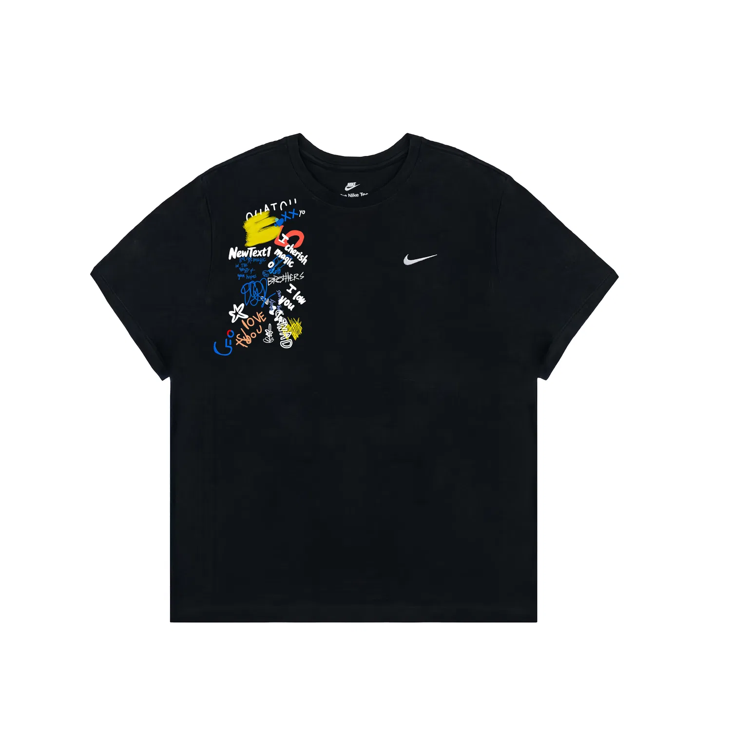 Мужская футболка с коротким рукавом с вышитым логотипом Nike