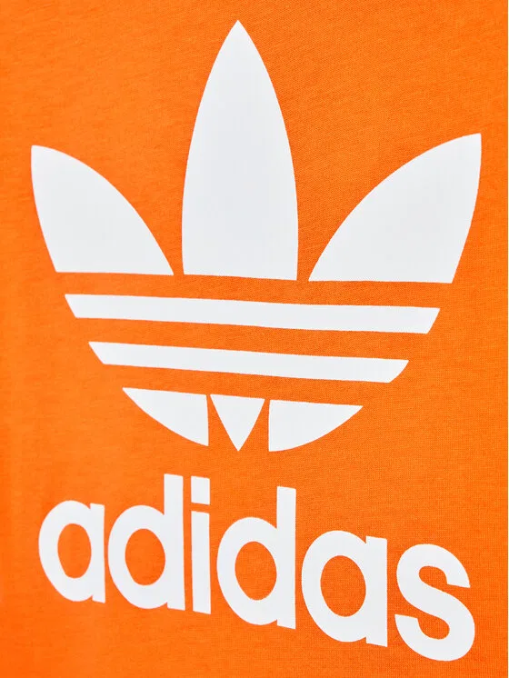 Футболка regular fit Trefoil Adidas, оранжевый — фото 3