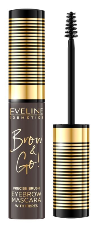 

Тушь для бровей Eveline Cosmetics Brow & Go!, оттенок 02 Dark 6 мл