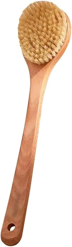 Щетка для тела с длинной ручкой, Beech, 1 шт, 38.5x9 см, Original Colour Generic