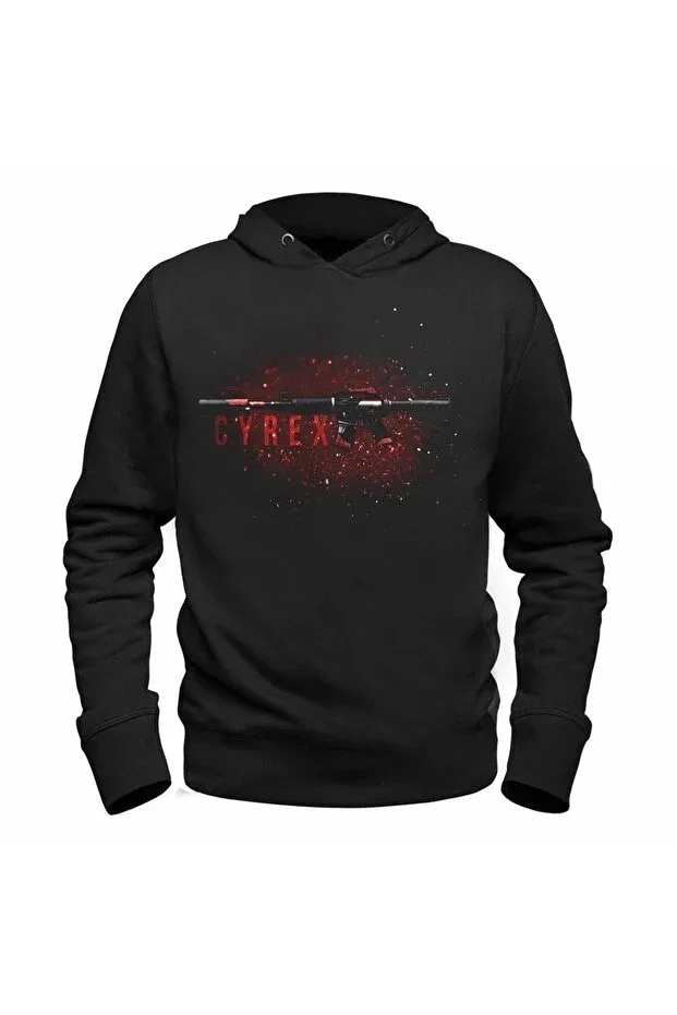 Детское худи с принтом CSGO Cyrex Alfa Tshirt, Black
