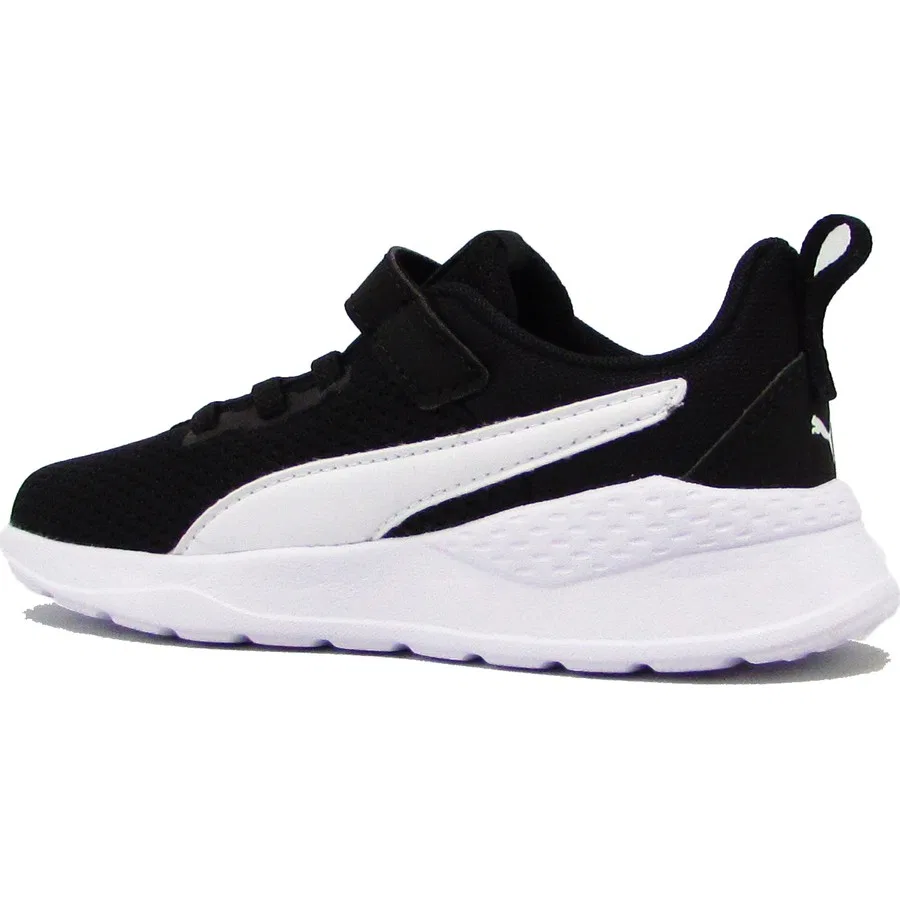 Детские кроссовки с шнуровкой Anzarun Lite Ac Ps Puma, Черный — фото 2