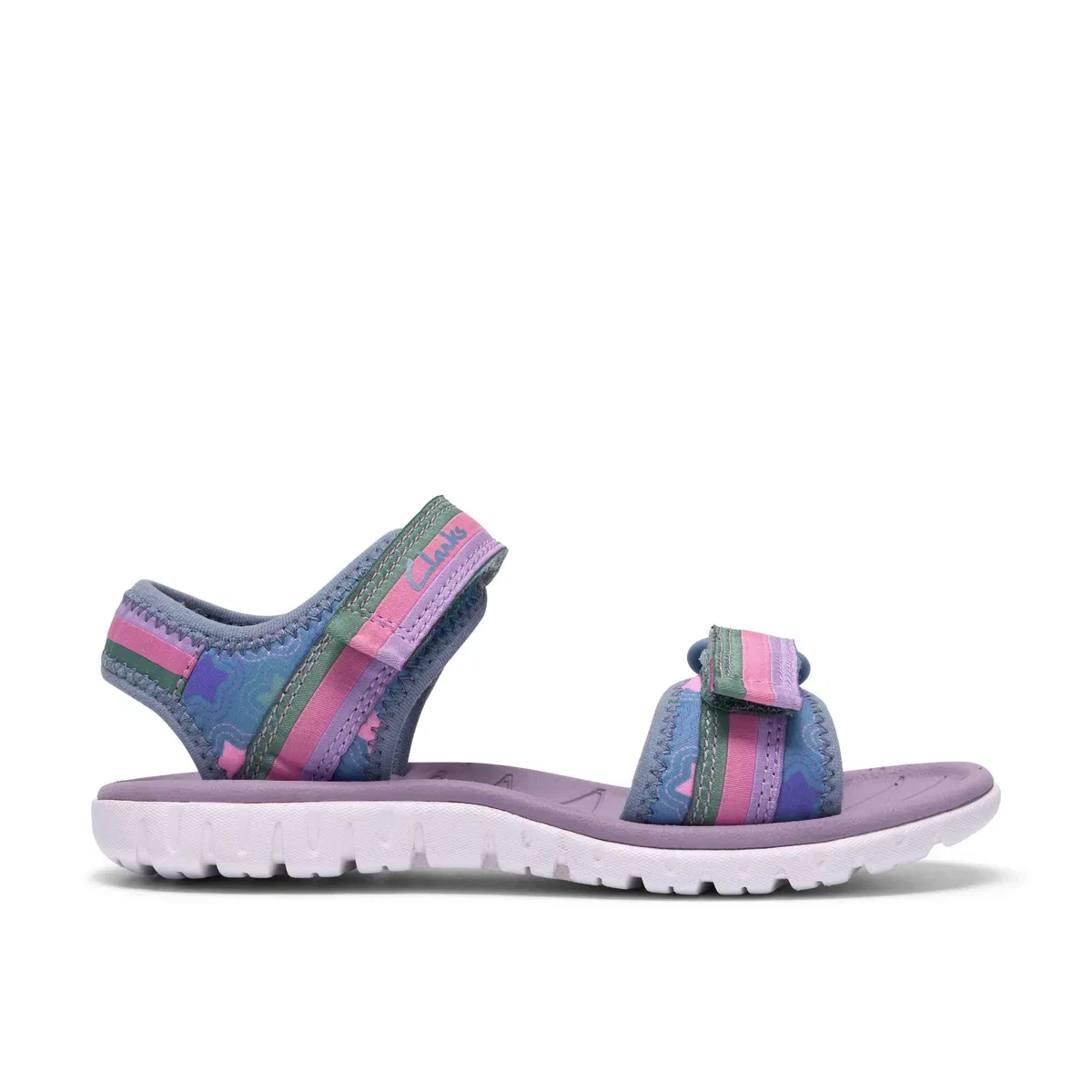 Детские джинсовые босоножки Surfingtide K Clarks, Blue