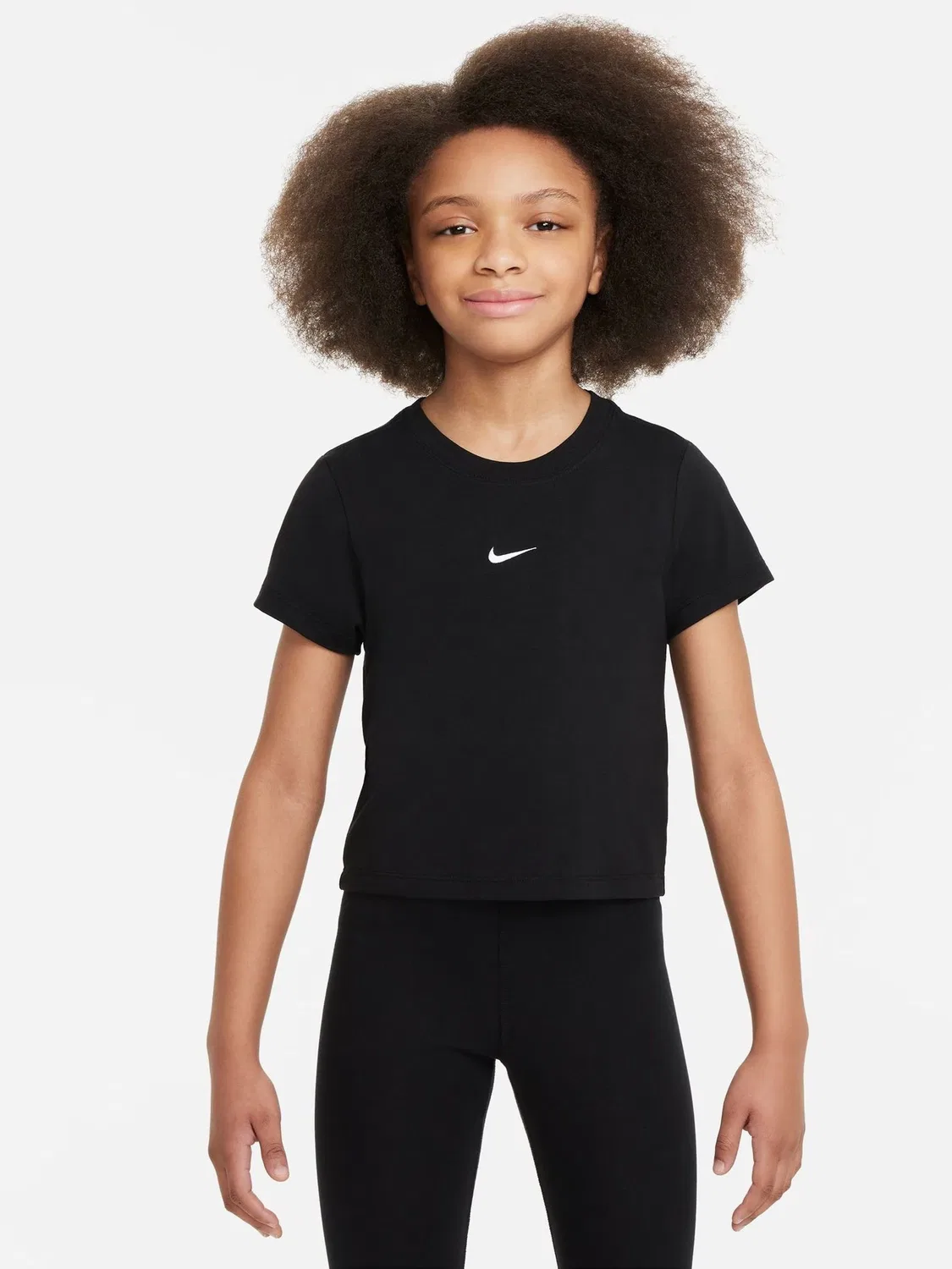 Футболка укороченная Nike, черный