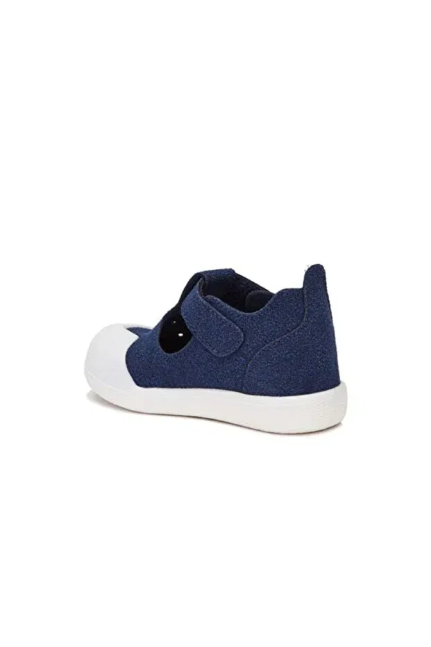 Детские анатомические ботинки на липучке Loro anatomical smart step sole first step shoes - onur ortopedik Vicco, Navy Blue — фото 3