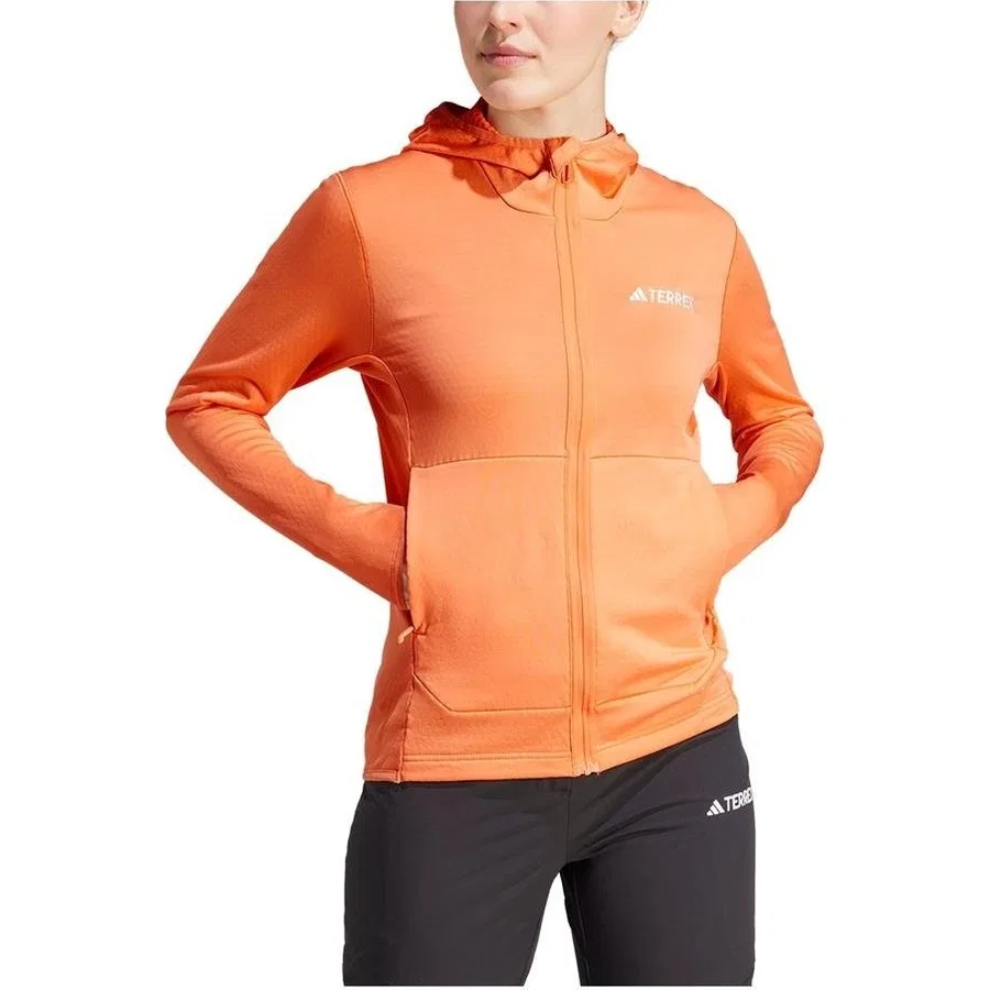 Женская куртка adidas W XPR LT FL H J, Оранжевый — фото 3