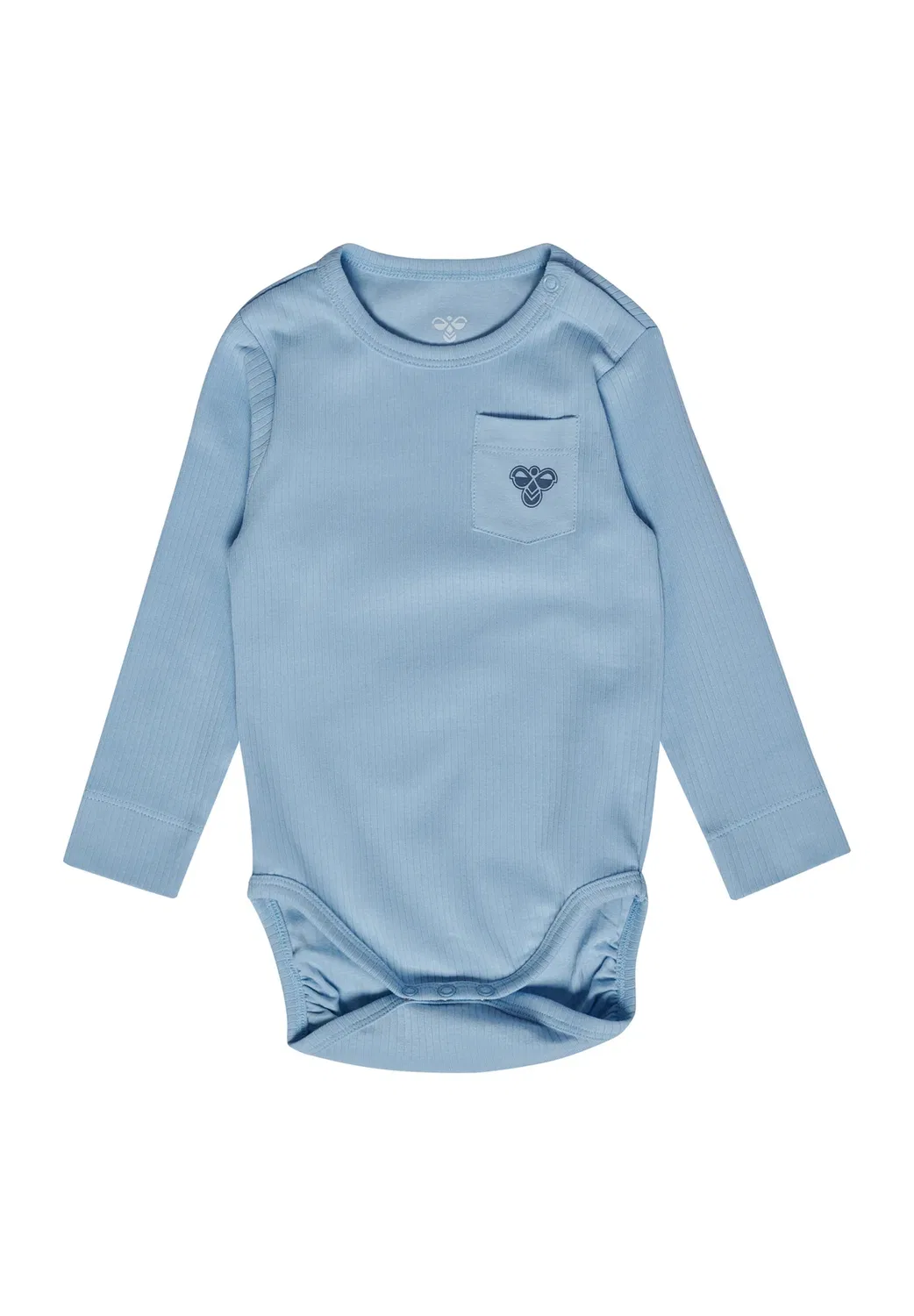 Hmlmini карманный боди с длинными рукавами, унисекс - боди Hummel, Skyway