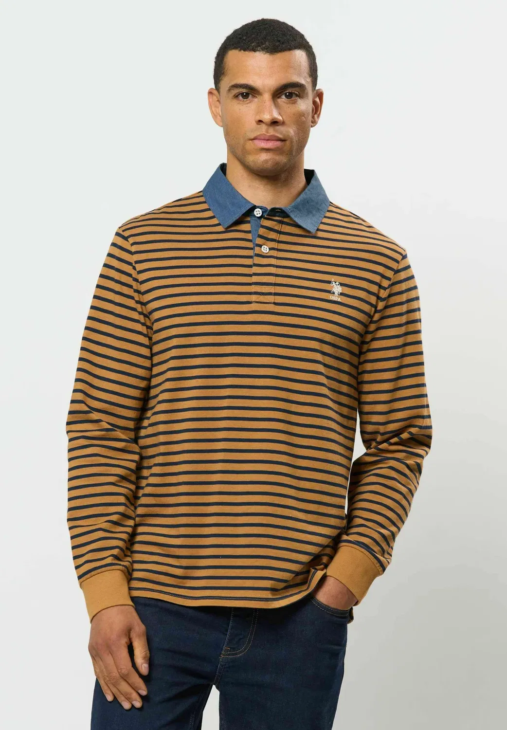 Umdex - рубашка поло U.S. Polo Assn., Brown Sugar