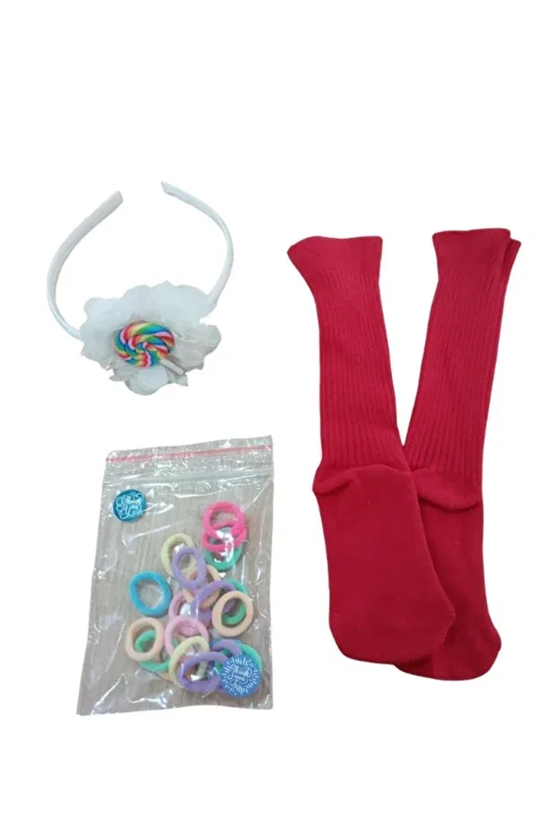 Детские носки с принтом Crown Set Gülşahın Tasarım Atölyesi, Multicolor