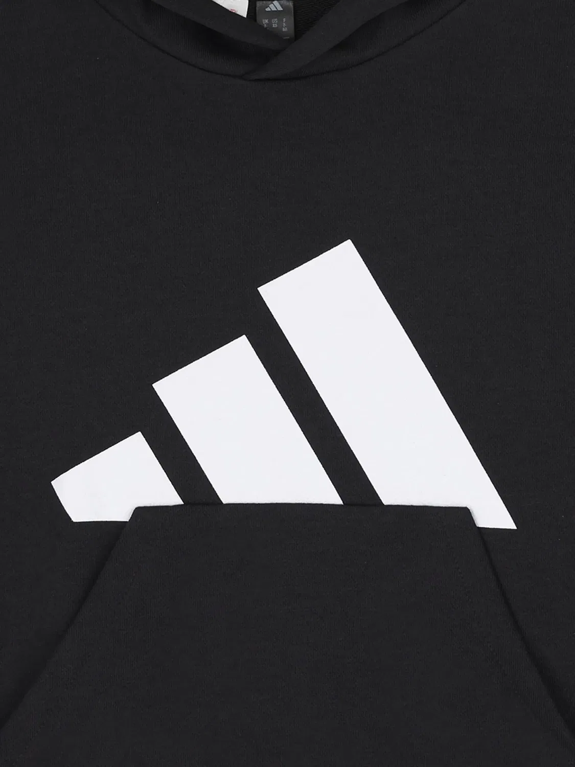 Худи с логотипом черного цвета Adidas, черный — фото 2