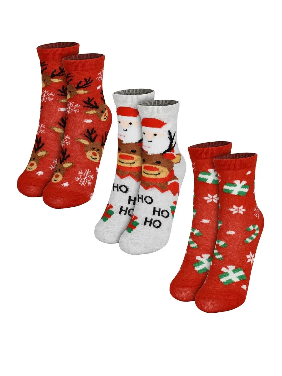 Носки United Labels «Rentier Santa Weihnachtssocken» разных цветов