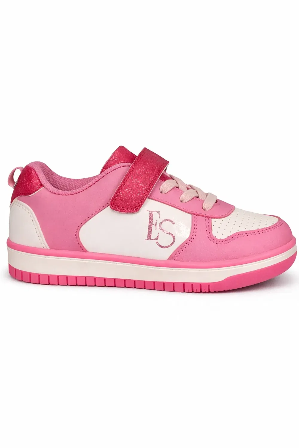 Кроссовки на липучке с деталями из шнурков и амортизирующей подошвой Elle Sport, Pink — фото 3
