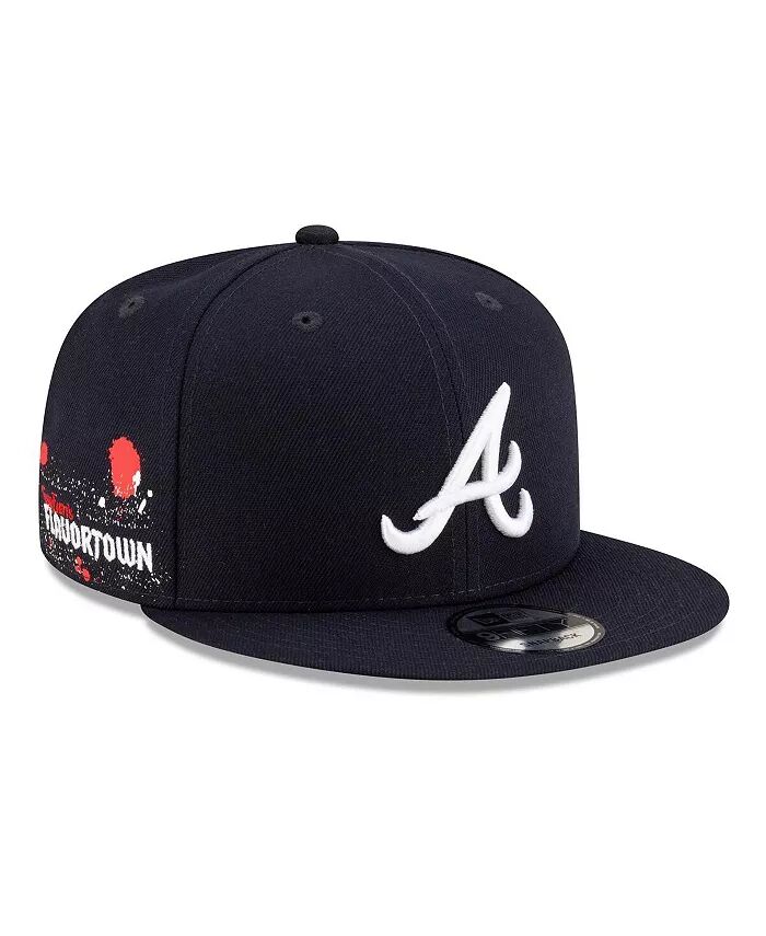 

X Мужская темно-синяя бейсболка Atlanta Braves 9FIFTY Snapback MLB Guy Fieri's Flavortown