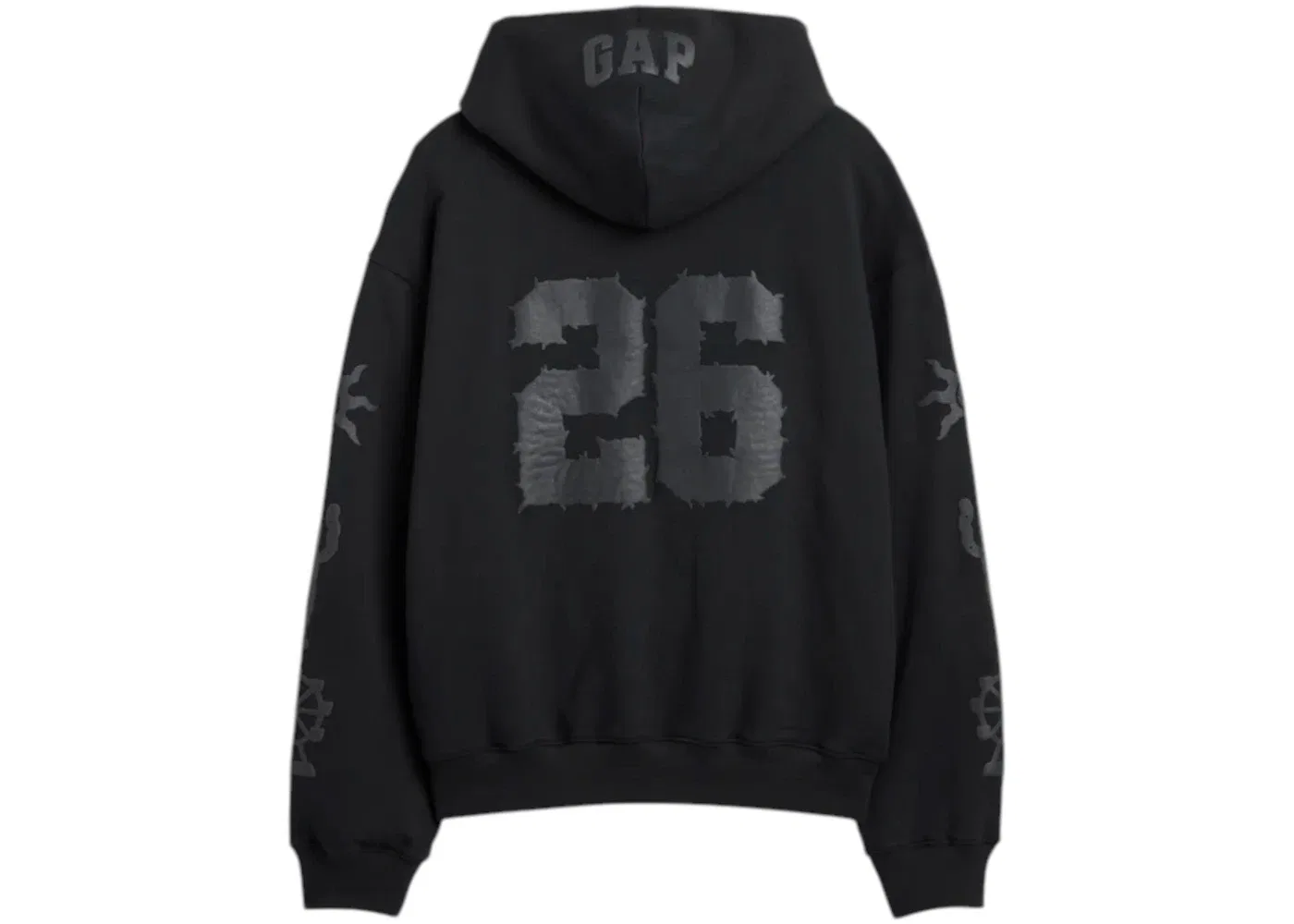 Детское худи оверсайз Gap x Coachella Oversized Hoodie, Black — фото 2