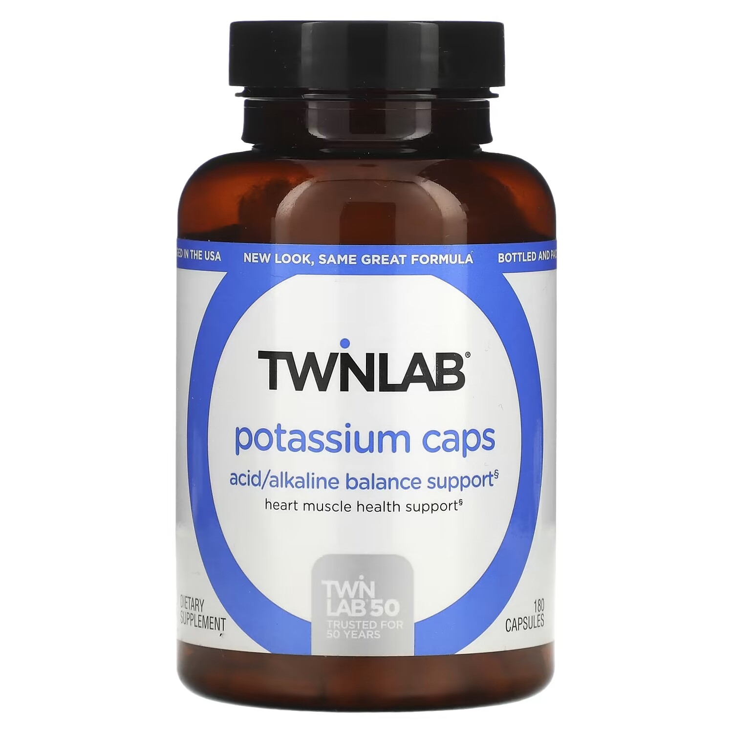 

Twinlab Калий в капсулах, 180 капсул