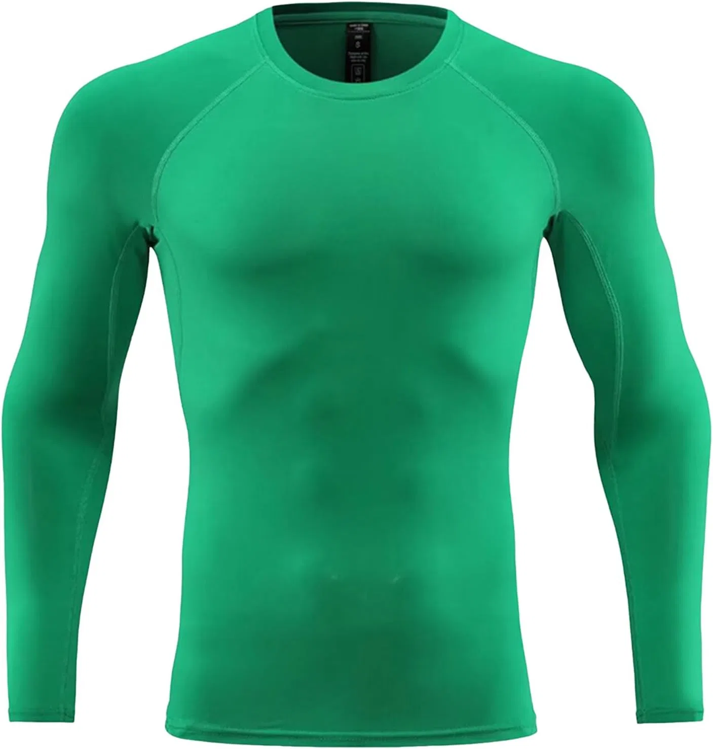 Мужская спортивная футболка с длинным рукавом, Green