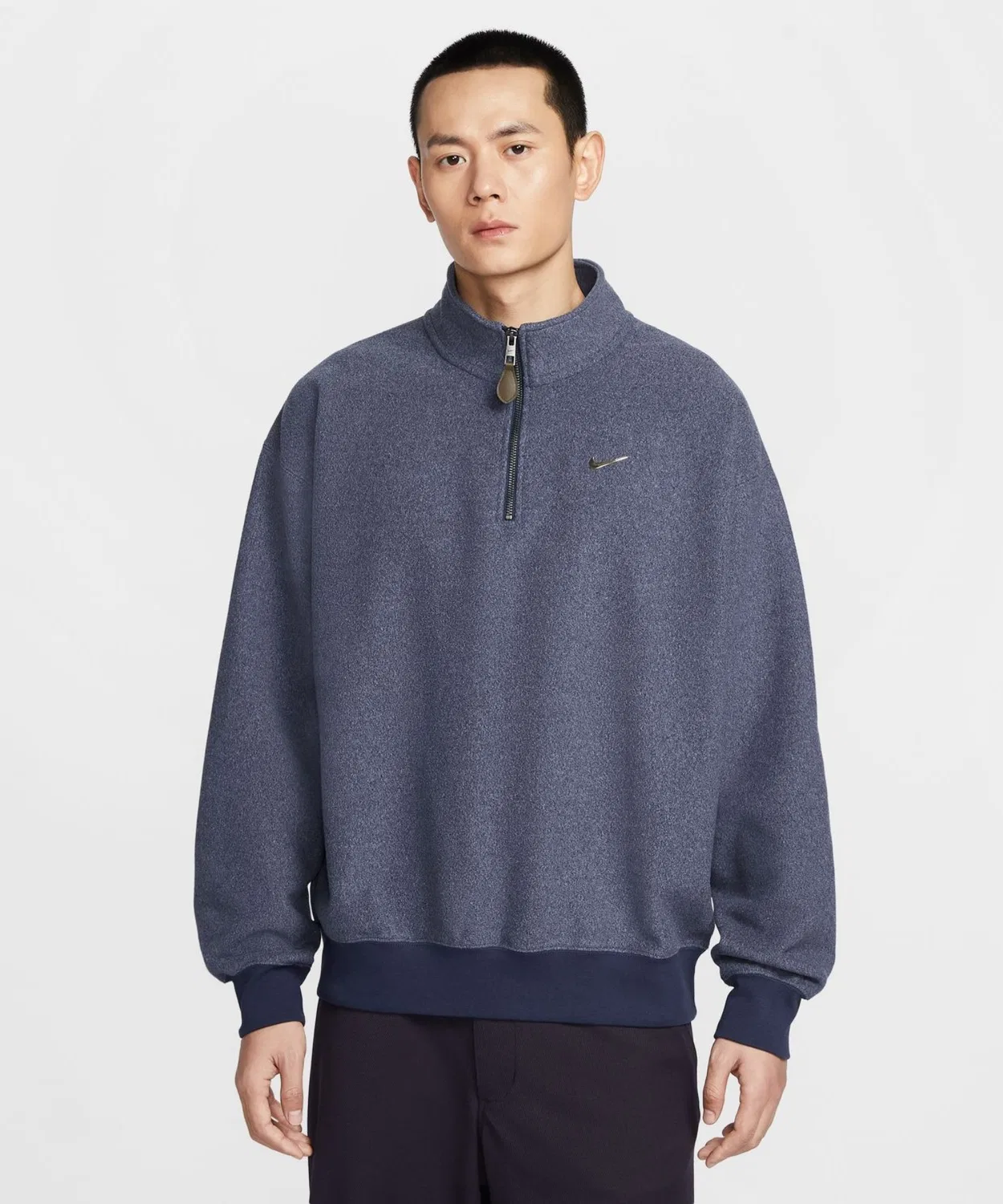 Мужской свитшот с длинным рукавомNIKE SSNL+ HW BB QZ L/S, Navy